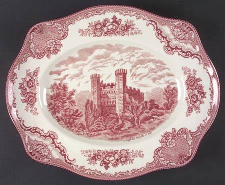 Johnson Brothers Old Britain Castles Pink 16-Inch Platter