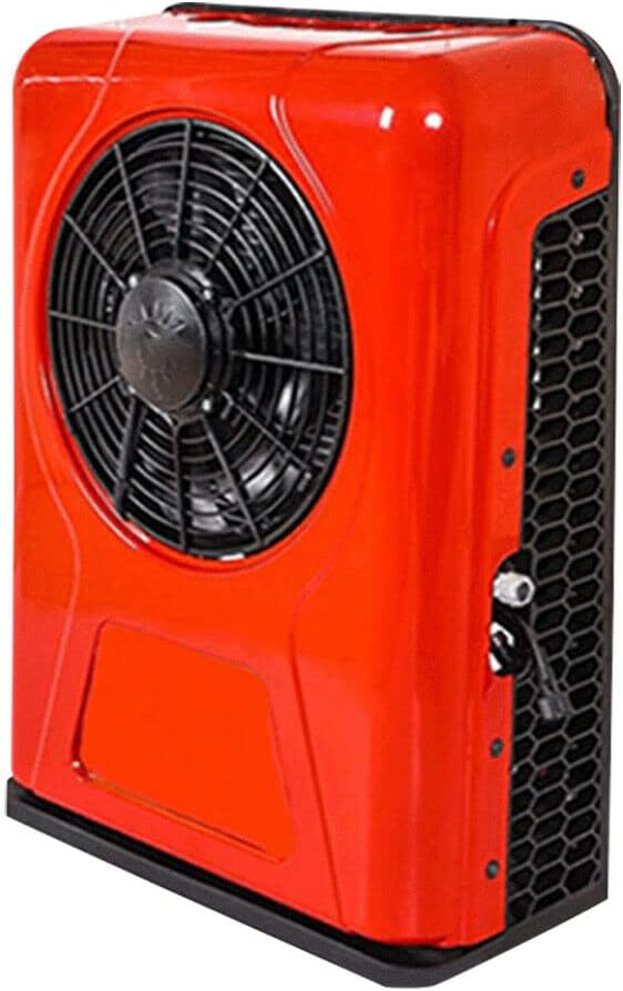 12V Electric AC Unit Truck Air Conditioner Truck Cab Air Conditioner for RV Truck Caravan Excavator Tractor