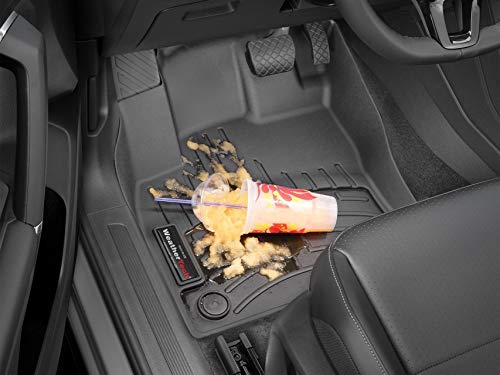 WeatherTech Custom Fit FloorLiners for Toyota RAV4-1st Row (445101), Black