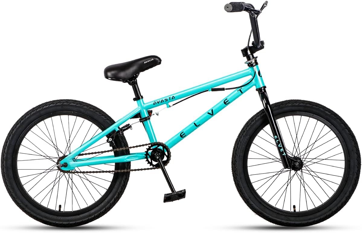 AVASTA 18" 20" Kids BMX Bike, Freewheel BMX Bike for Beginner Riders, Blue/Mint/Black