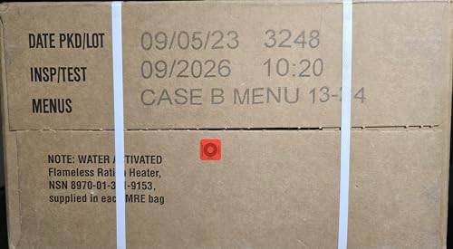 2026 Inspection Dated MRE Case – Authentic Military MRE Random Case "A or B" Military issued meals