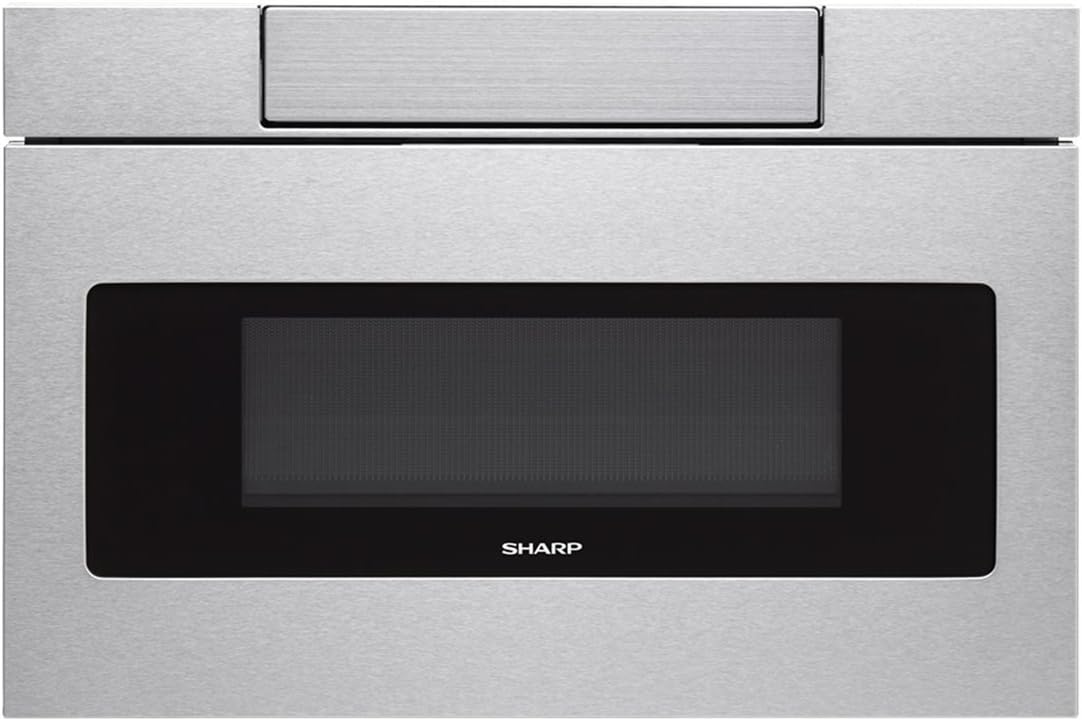 Sharp SMD2470AH 24" Microwave Drawer with 1.2 cu. ft. Capacity in Black Stainless Steel