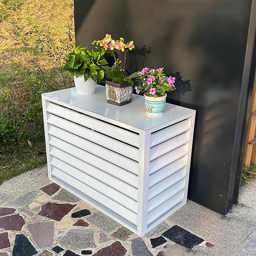 Air Conditioner Covers Aluminum Mini split cover Decorative AC Unit Cover Outdoor Air Conditioner Privacy Fence for All Weather