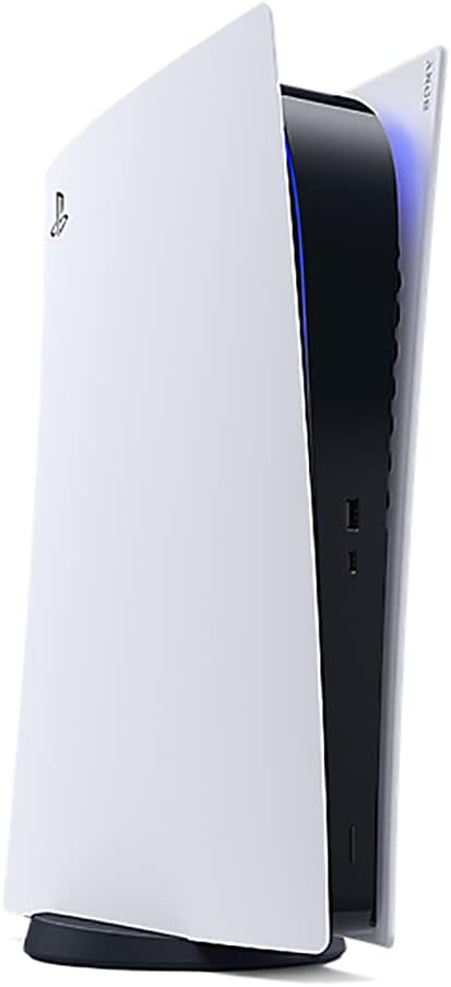 Sony PS5 Playstation 5 Digital Edition Gaming Console - x86-64-AMD Ryzen Zen 8 Cores, 16GB GDDR6, 600GB SSD, 120Hz 8K Output, HDR 4K TV Gaming, WiFi 6, BT 5.1