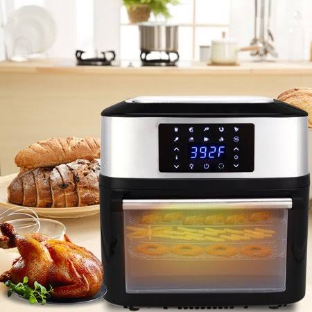 Air Fryers Oven on Sale, 16.91-Quart Electric Fryer with 8-in-1 LED Digital, 1800W Air Fryers Oven w/Dehydrator u0026 Rotisserie