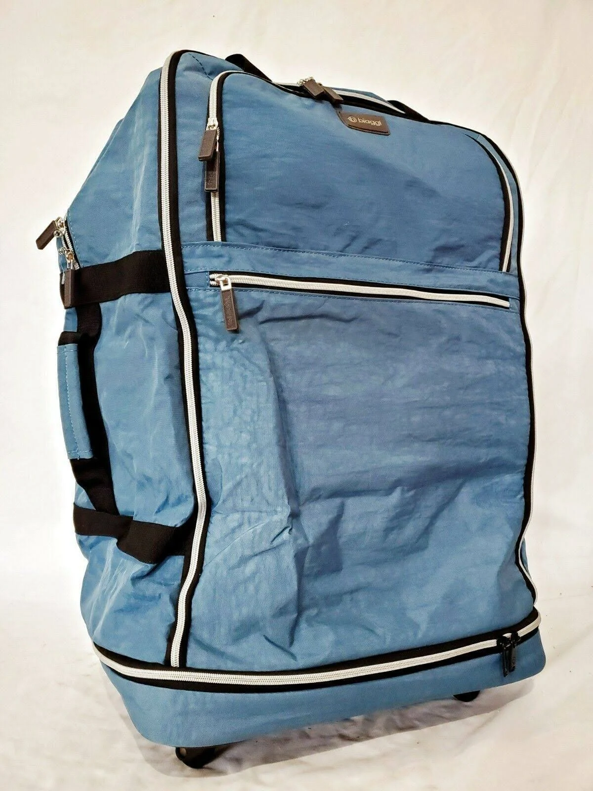 Biaggi Zipsak 31x22 Microfold Spinner Suitcase - Blue