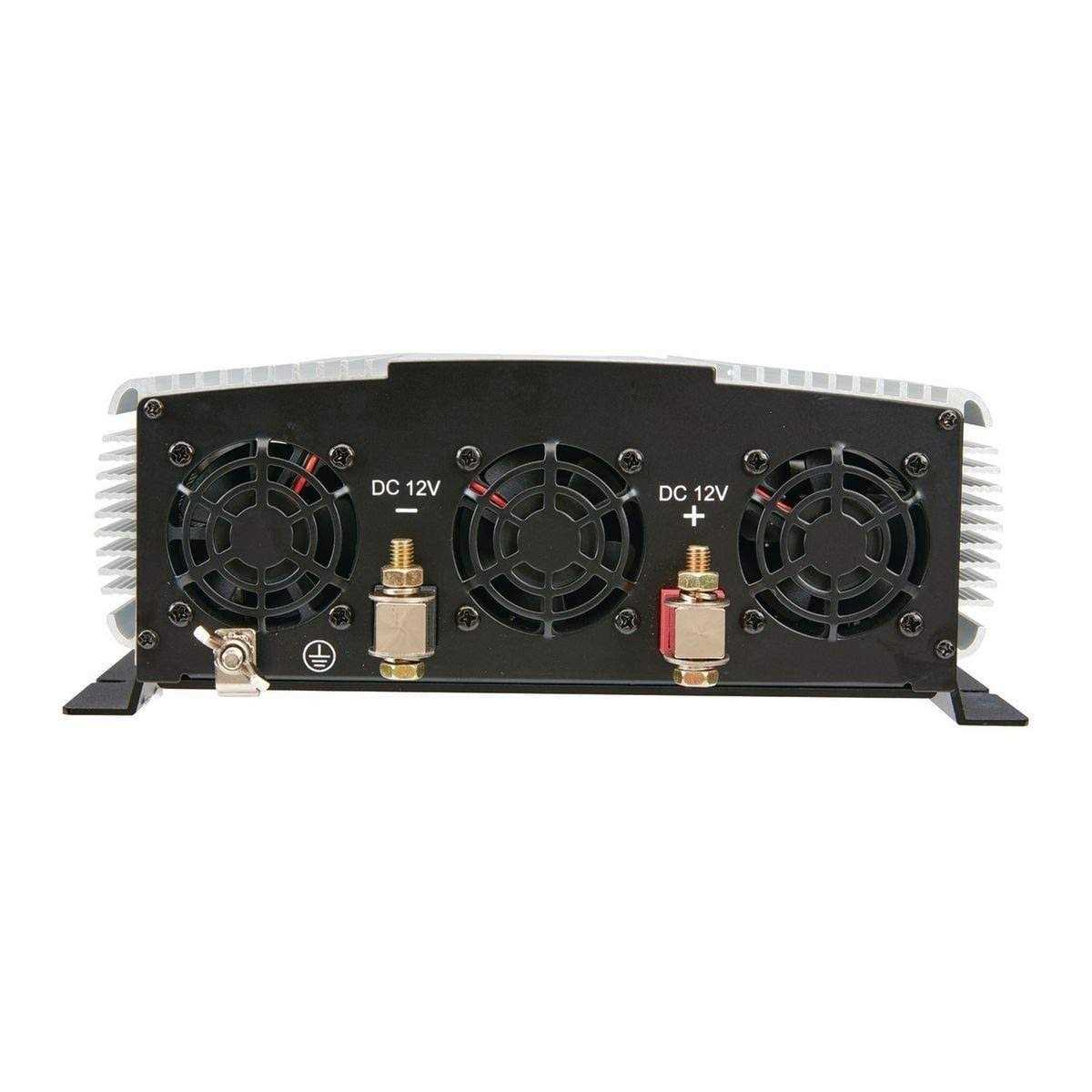 Jupiter Power Inverter 2000w converts vehicle 12v Dc to House 120v Power 3-120v Ac outlets 1-2.1amp Usb plus protection from hi/lo