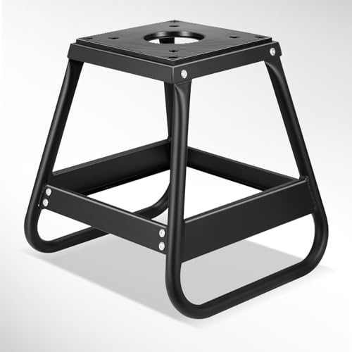 DNA MOTORING Motorcycle Lift Table 1000lbs Capacity Motorcycle Support Stand L 86.2in x W 22in Motorcycle Lift Jack Lifting Range 7.2-30.3in Black TOOLS-00780