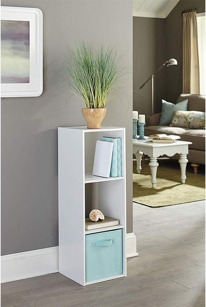 ClosetMaid Home Stackable 3-Cube Cubeicals Organizer Storage, White (2 Pack)