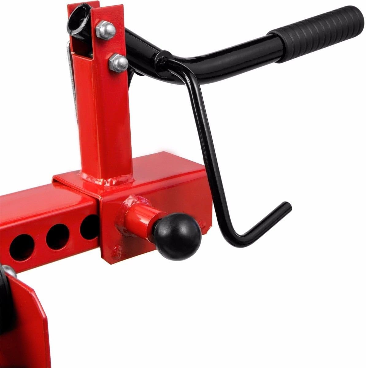 XtremepowerUS Manual Tire Spreader Portable Tire Changer Stand Adjustable LED Light Tire Spreader Tool for Light Truck Car
