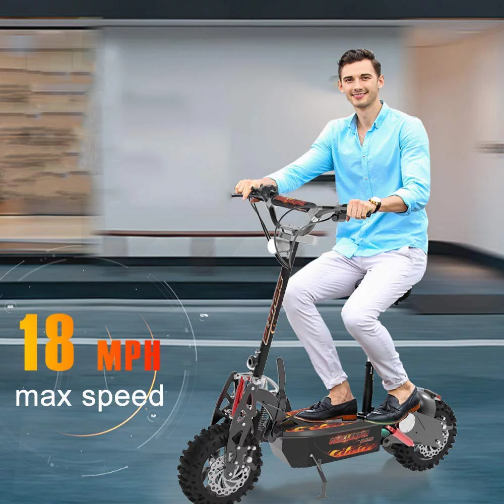 SKRT Electric Scooter Brushlessr 1600W and 1000W 36V Long-Range Battery Foldable Easy Carry Portable Design, Adult Electric Scooter Commuter Scooter (1600 Watt)