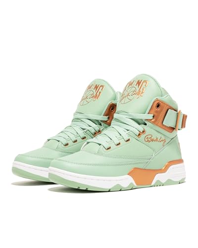 PATRICK EWING Athletics 33 HI Basketball Shoes - Hemlock/Copper, Statue of Liberty Edition