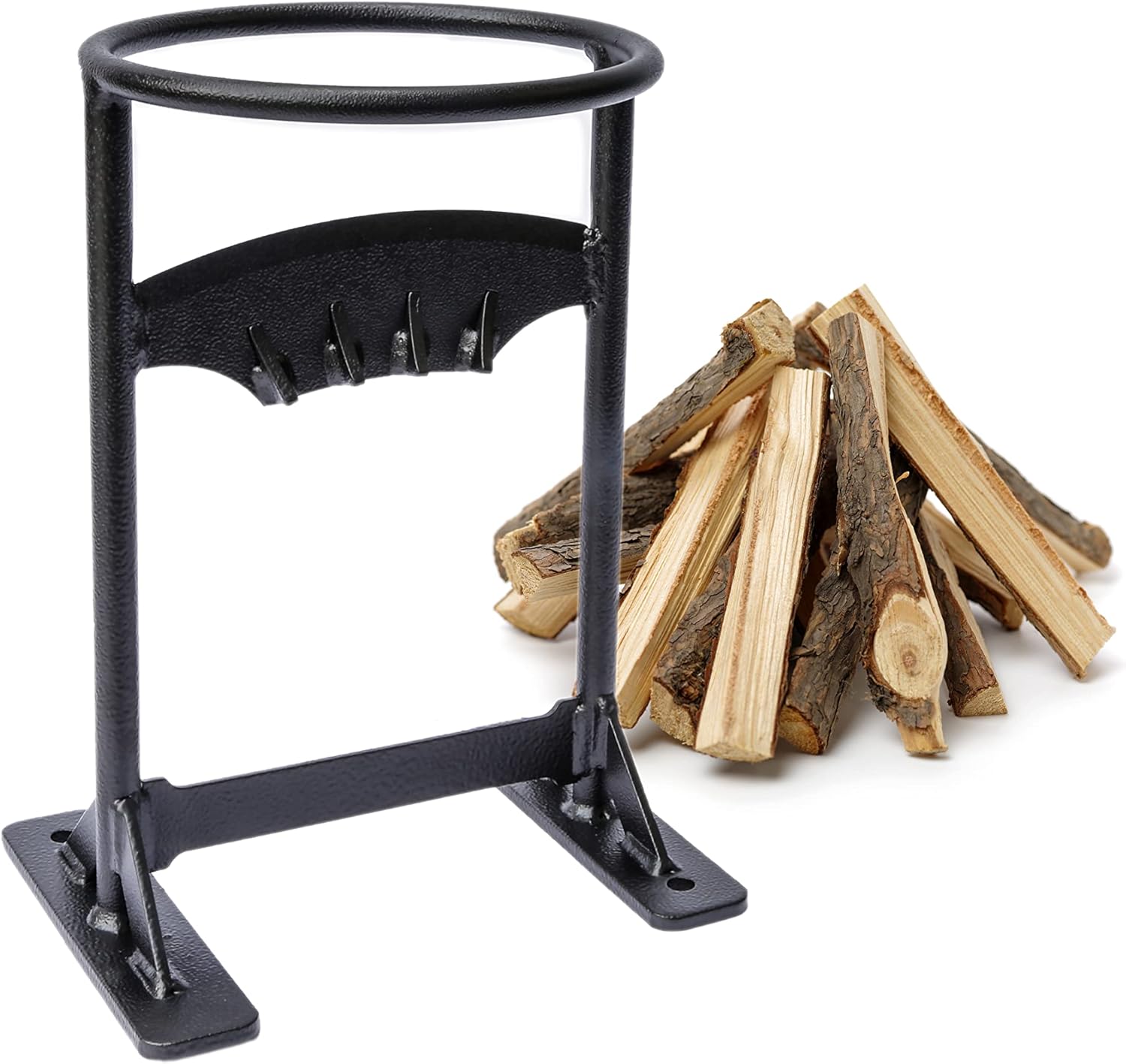Kindling Cracker Firewood Splitter - Carbon Steel Wood Splitting Wedge - Firewood Cutter - Manual Log Splitter