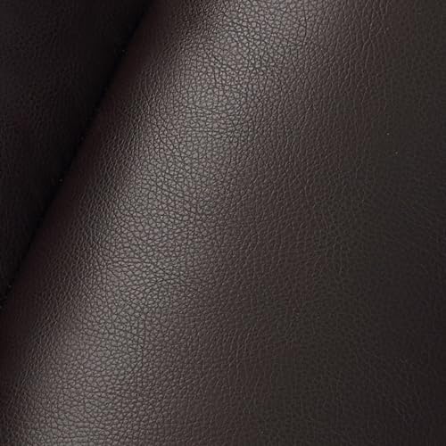 MCombo Large Triple Motor Power Lift Recliner Chair with Massage and Dual Heating, Adjustable Headrest for Tall Elderly People, Faux Leather 7634 (Dark Brown, Large)