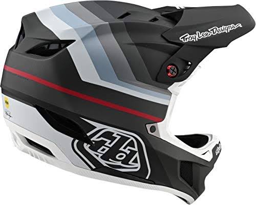 Troy Lee Designs D4 Composite Mirage Helmet - Black-Silver