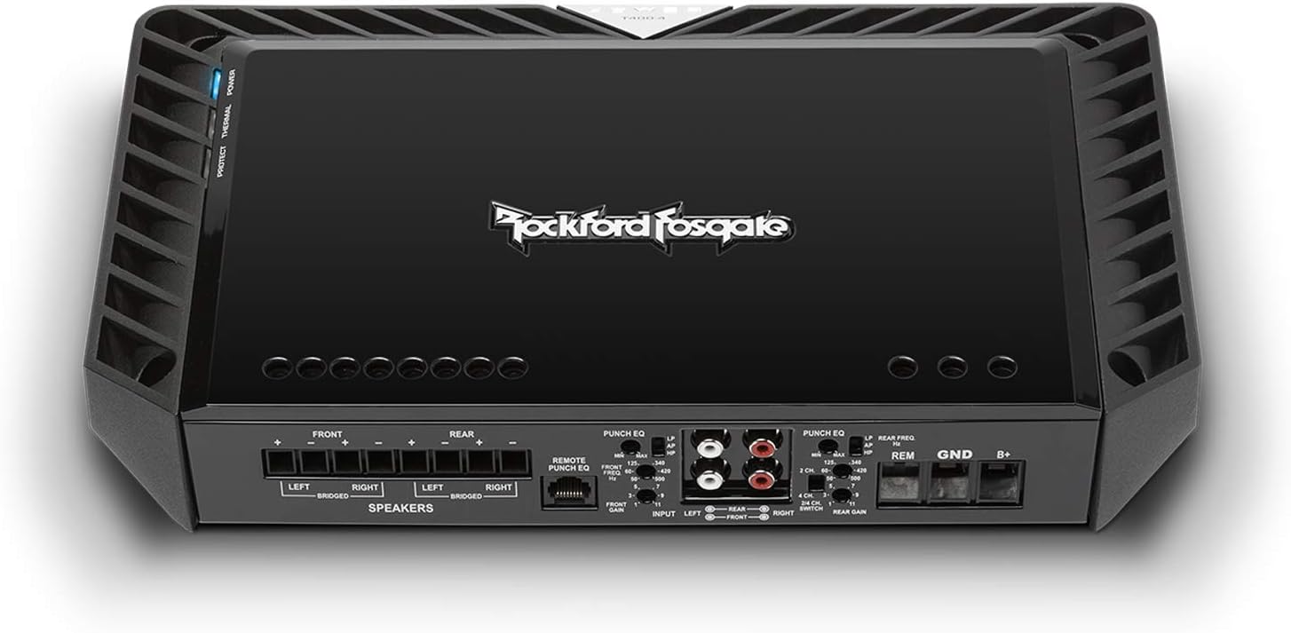 Rockford Fosgate T400-4 Power 400 Watt 4-Channel Amplifier