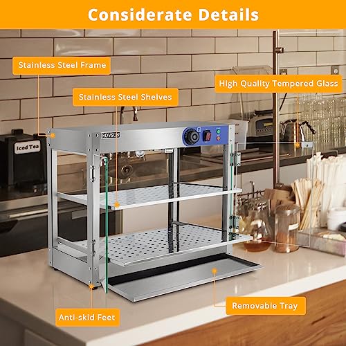 ROVSUN 110V Commercial Food Warmer Display