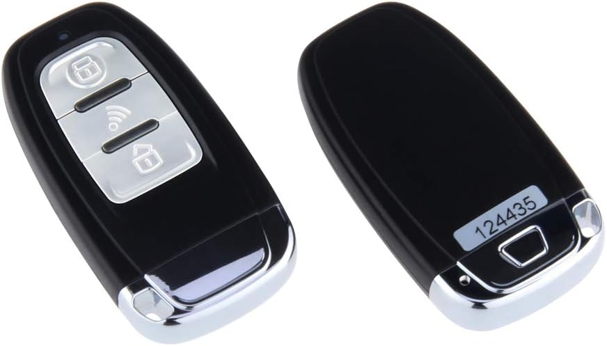 EASYGUARD EC010-MS PKE car Alarm Passive keyless Entry with Push Button Start & Remote Starter, Microwave Sensor Shock Alarm Warning DC12V