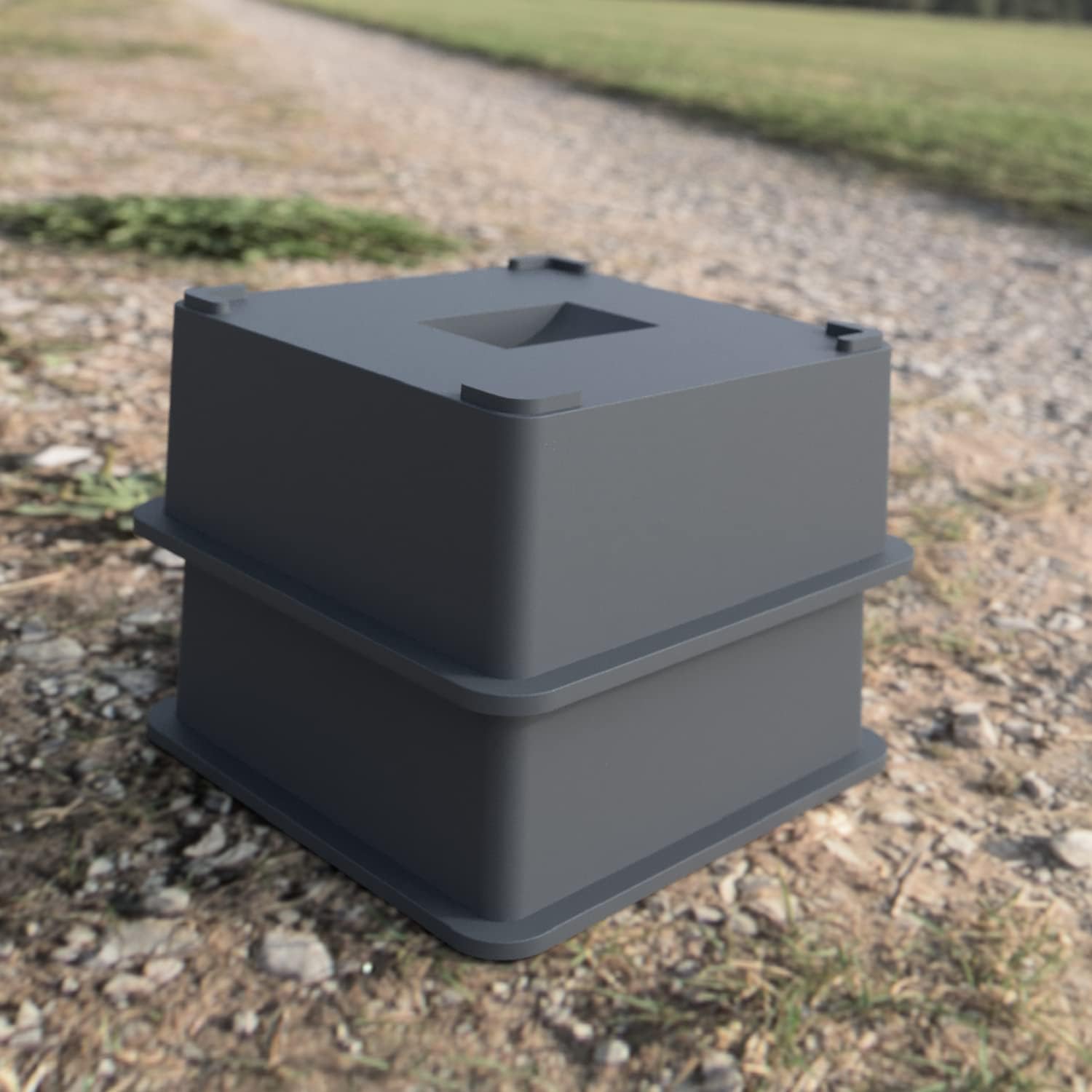 4 Pack BULLKE 12,000 lbs Trailer Jack Block / Stand Strongest Blocks on The Market for RV 5th Wheel Camper, Post, Foot, Tongue Jack, or stabilizer Round, Square pad Travel Chock Scissor levelers