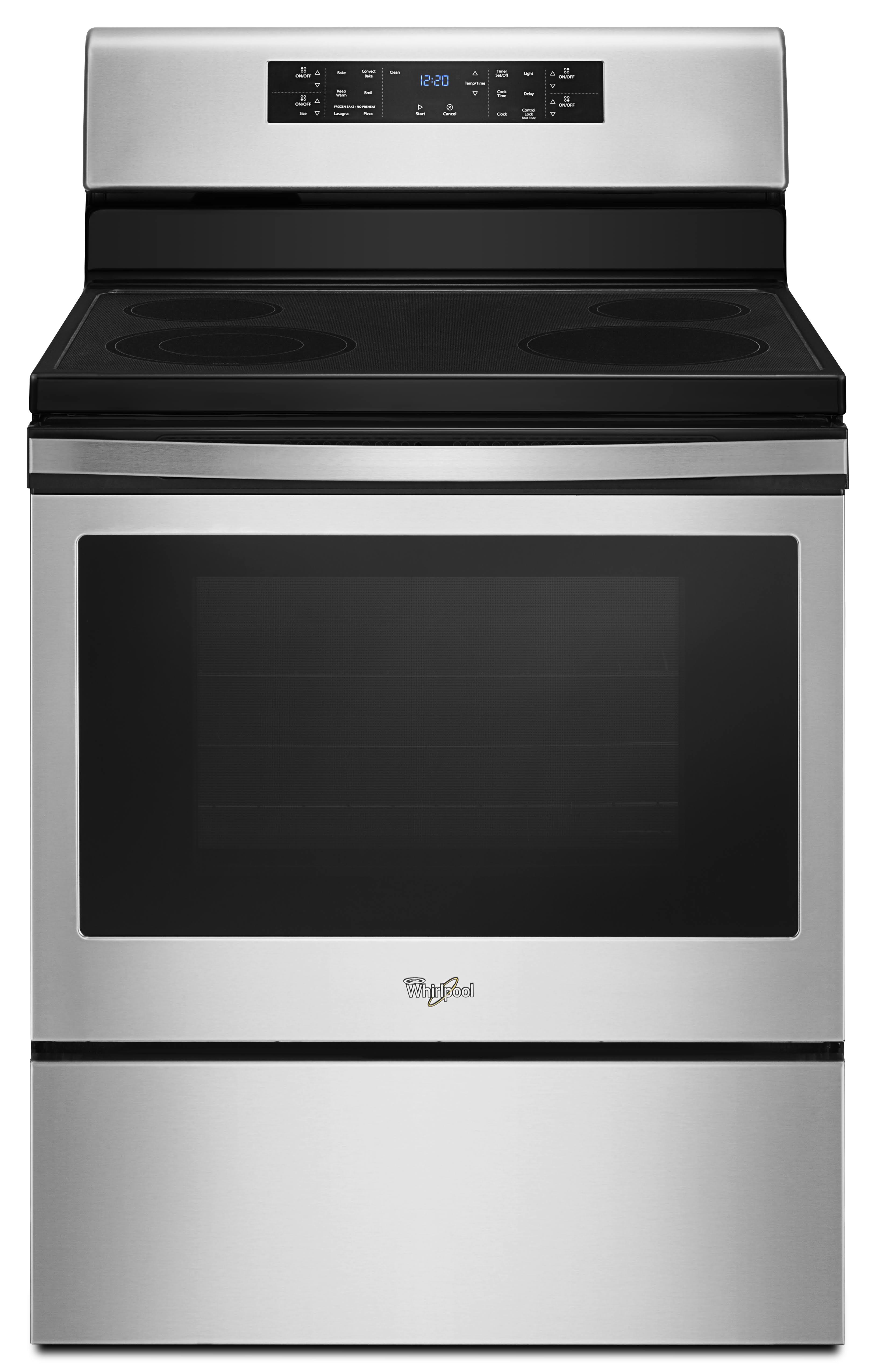 Whirlpool WFE520S0FS Electric Range - Freestanding - 5.3 cu ft - Stainless Steel