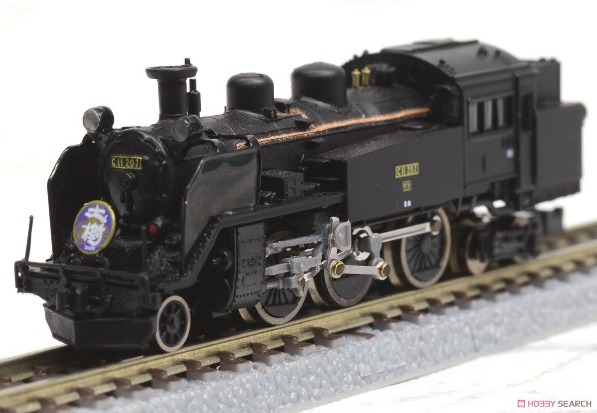 Rokuhan T019-5 Z Scale Steam Locomotive Type C11 Number 207 Tobu SL TAIJU