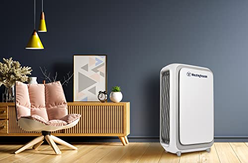 Westinghouse Air Purifier for Viruses and Bacteria – True Hepa Air Purifier for Home and Office Use – Kills, Sanitizes, and Removes VOCs Allergens, Dust, Smoke, Odors, Viruses, Bacteria with NCCO Technology Kitchen, Office, Bedroom