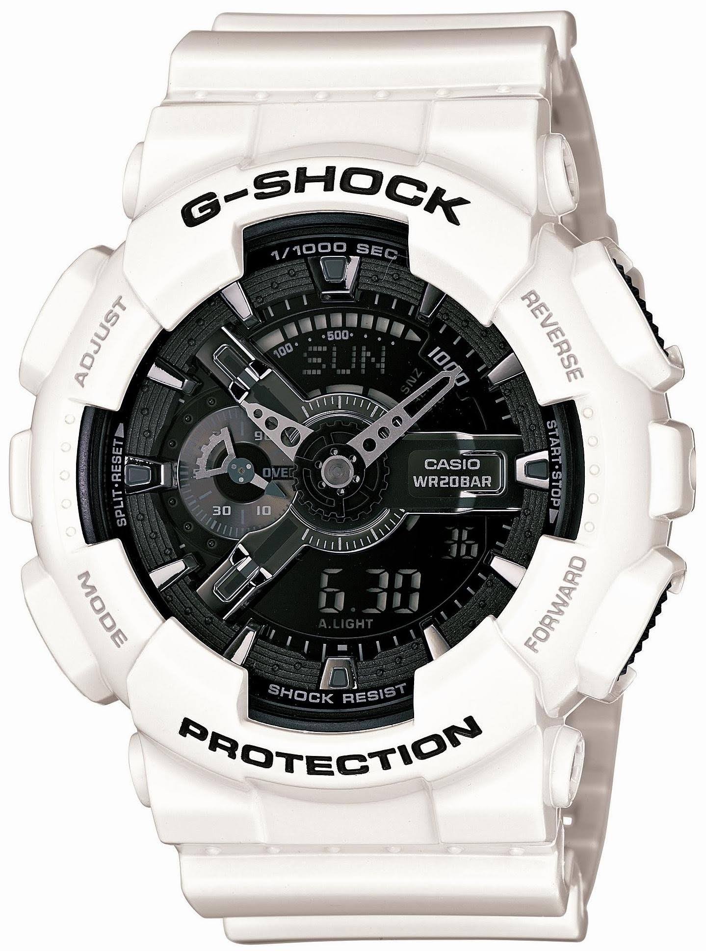 G-Shock Ga-110gw-7ajf Black u0026 White Series