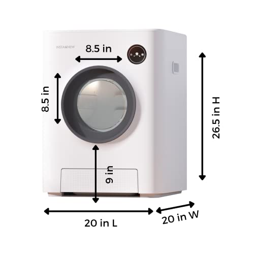 INSTACHEW Purrclean Automatic Self Cleaning Cat Litter Box, Smart App Enabled Litter Box, Large Capacity for Multiple Cats, Secure and Odorless (Purrclean)