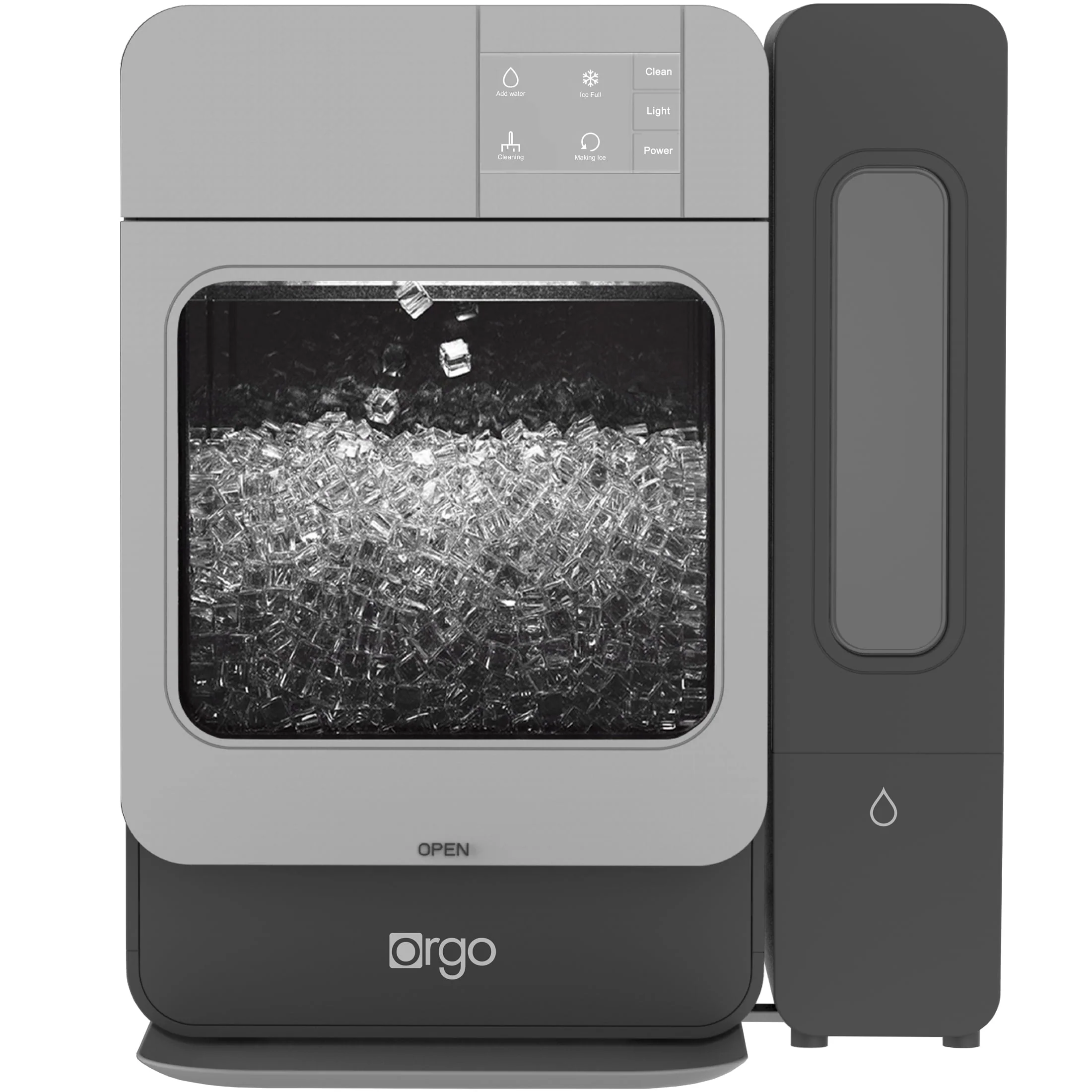 Orgo Products The Sonic Countertop Ice Maker, Nugget Ice Type, Blue
