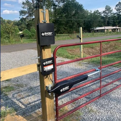 Ghost Controls Heavy-Duty Automatic Gate Opener Kit for Swing Gates with Long-Range Gate Opener Remote - Model TDS2