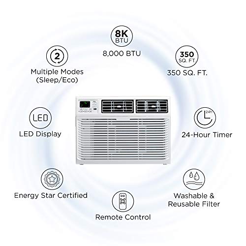 Tcl Air Conditioner Home Series Window Air Conditioner Led Display Window 8W3Er1-A Air Conditioner