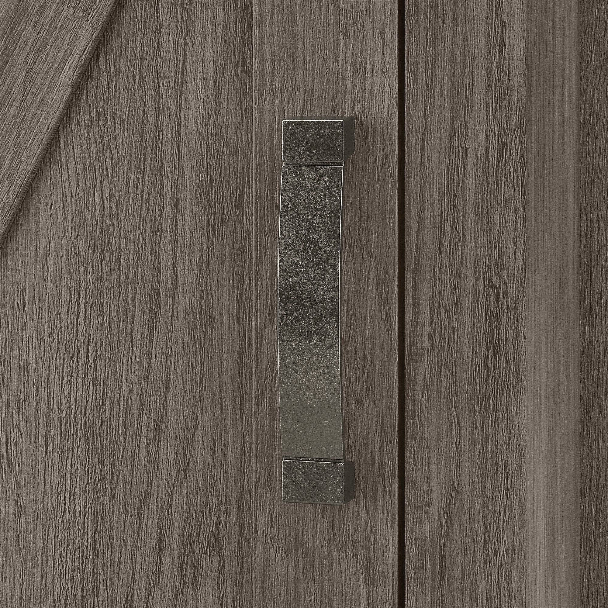 kathy ireland Home Cottage Grove - Bookcase - 5 shelves - laminated engineered wood - reclaimed pine