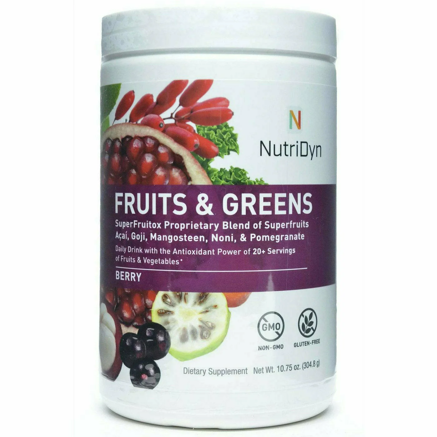 Fruits & Greens Berry Flavor by Nutri-Dyn - Kansas Nuitrition - HNZSDS
