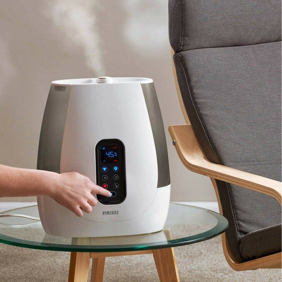 Homedics Total Comfort Ultrasonic Humidifier, White