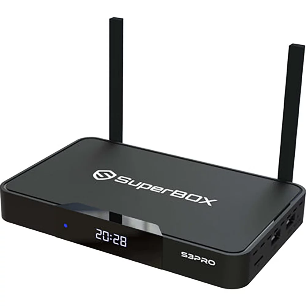 Superbox S3 Pro Dual Band Wi-Fi 2.4Ghz 5Ghz Supports 6K Video