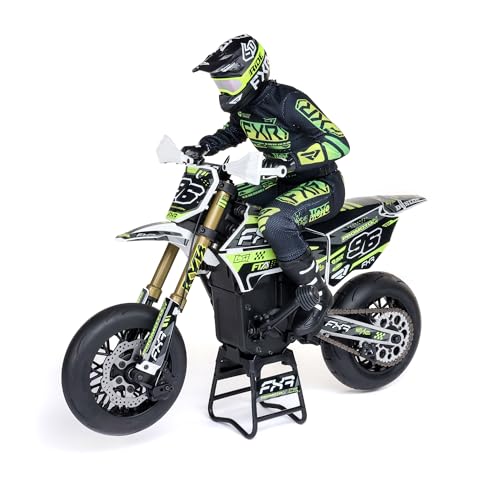 Losi Promoto-SM 1/4 Super Moto Motorcycle FXR White RTR Basic LOS-2272