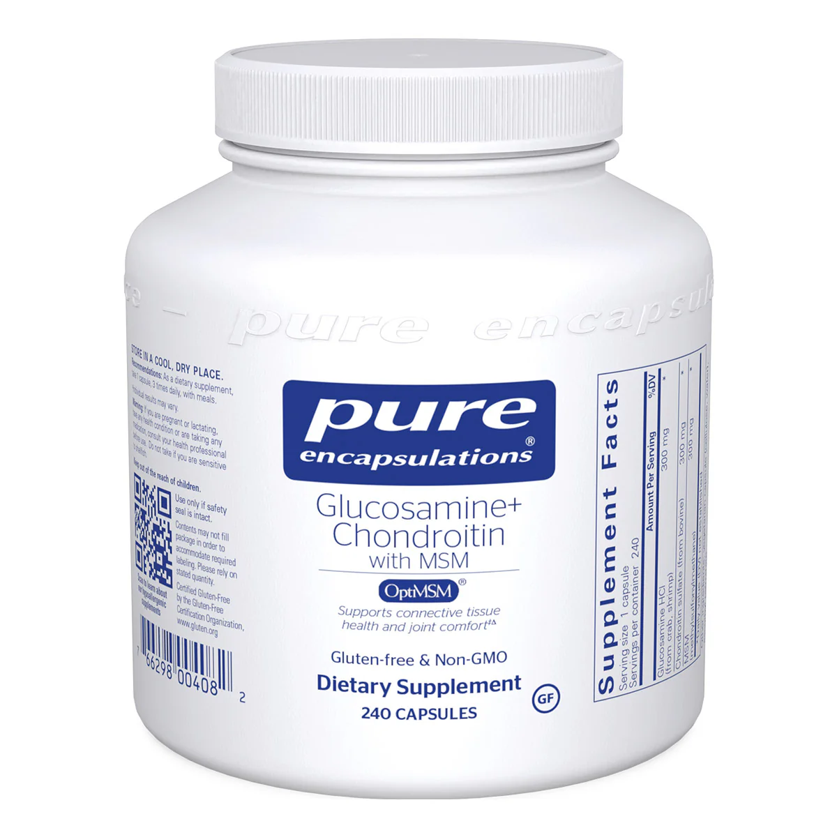 Glucosamine Chondroitin with MSM by Pure Encapsulations - Kansas Nuitrition - HNZSDS