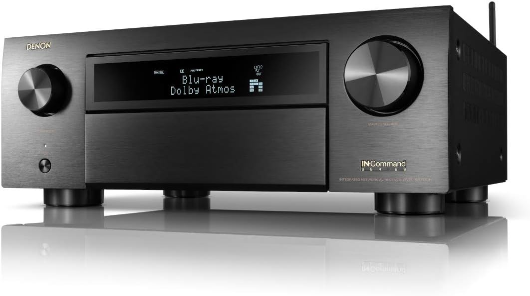 Denon AVR-X6700H 8K Ultra HD 11.2 Channel (140Watt X 11) AV Receiver - 3D Audio & Video with IMAX Enhanced, Built for Gaming, Music Streaming, Alexa + HEOS