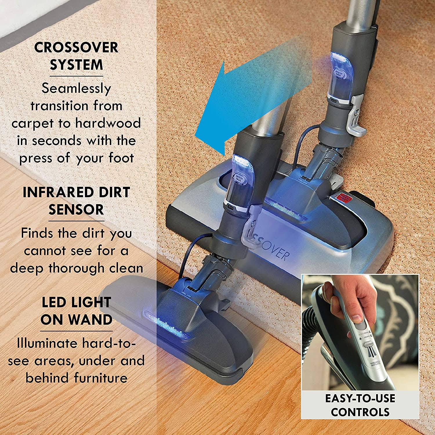 Kenmore Elite 21814 Canister Vacuum - HEPA - Silver/Gray