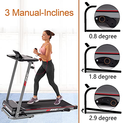 FYC Folding Treadmill for Home - 265lbs Foldable Treadmill Running Machine, Electric Treadmill Exercise for Small Apartment Home Gym Fitness Walking Jogging