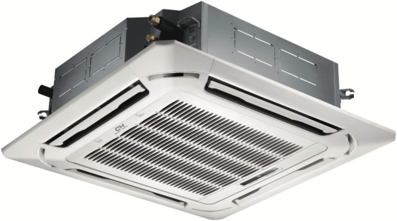 Dual 2 Zone 18000 18000 Ductless Mini Split Ceiling Cassette Air Conditioner Heat Pump Multi Sophia Series…