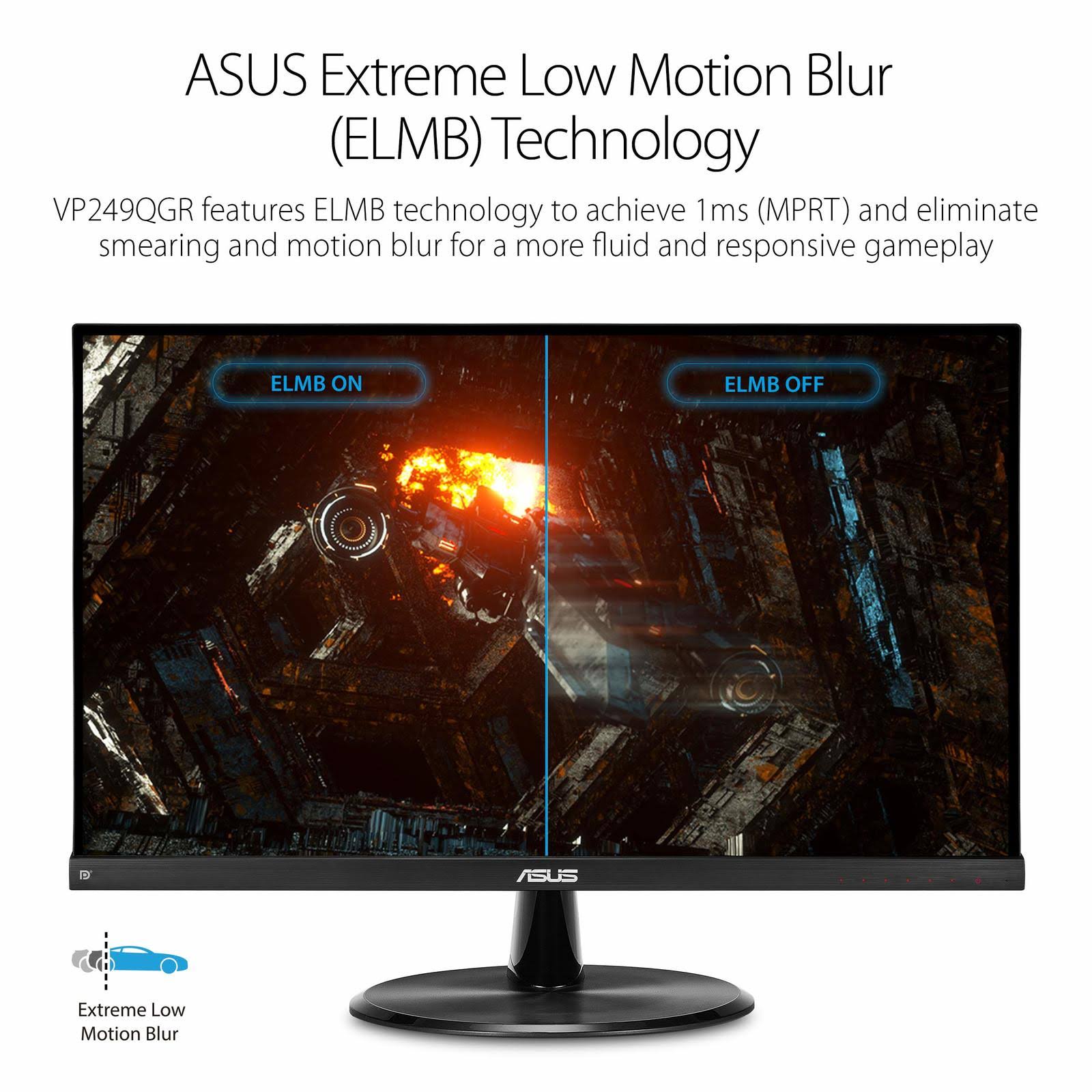 Asus VP249QGR 23.8 Gaming Monitor 144Hz Full HD (1920 x 1080) IPS 1ms FreeSync