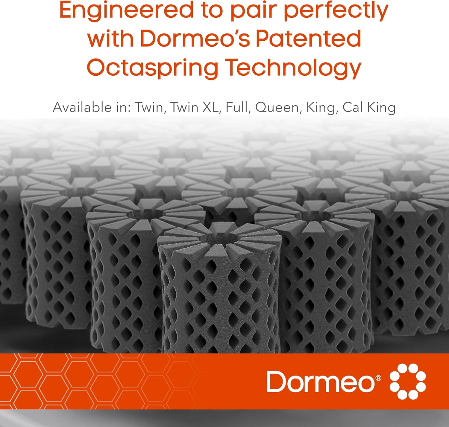 Dormeo Queen Size Mattress Topper and Premium Waterproof Mattress Protector Bundle