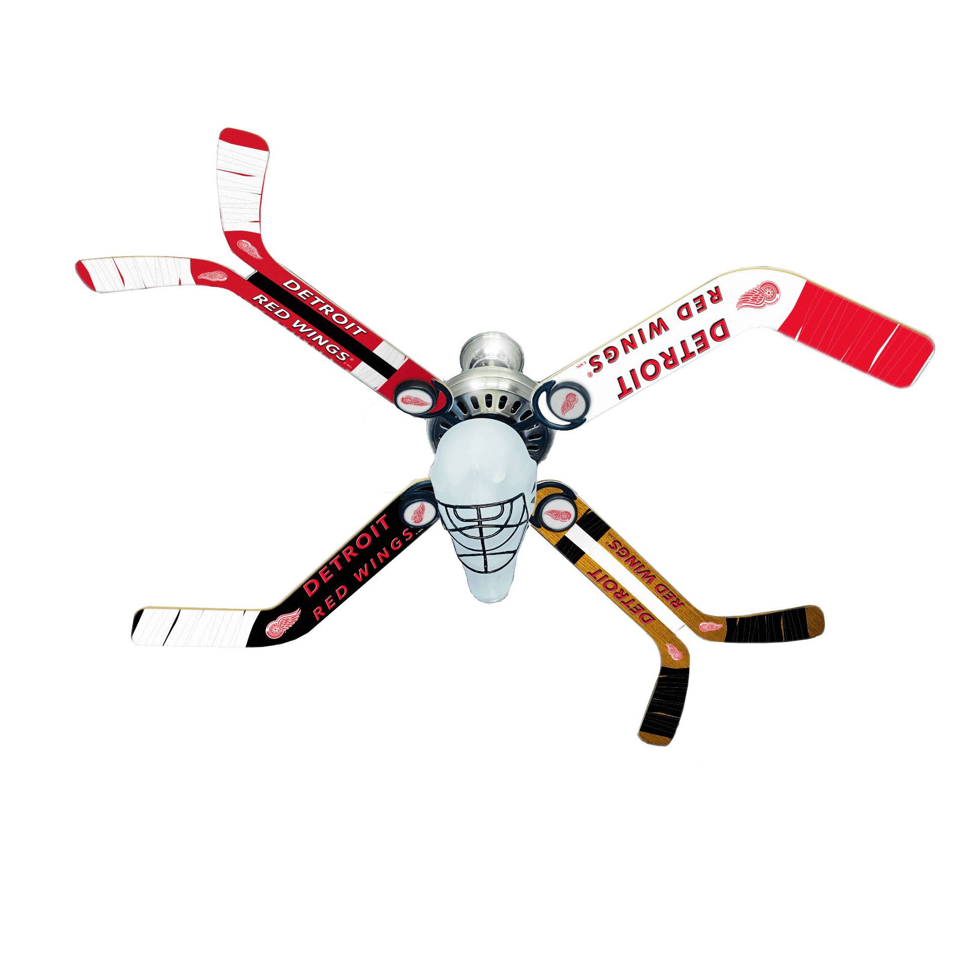 Detroit Red Wings Split Stick Team Home Ceiling Fan 4141111
