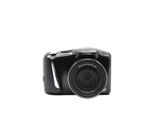 Minolta 64 Mega Pixels Digital Camera with 4K Video 60 FPS & WiFi, Black