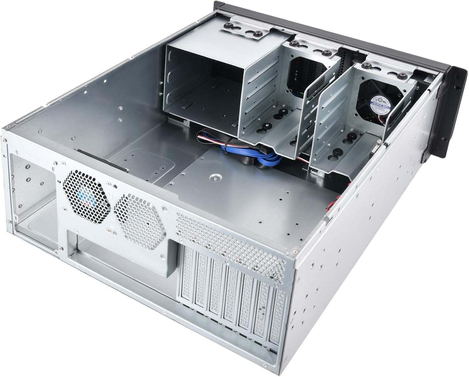 SilverStone Technology 4U Rackmount Server Chassis with 3 X 5.25 Front Bays with CEB/ATX/mATX/Mitx Support RM400 Cases SST-RM400