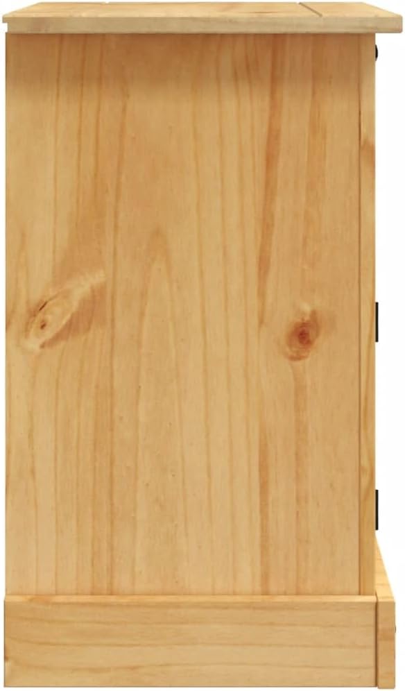 Bedside cabinets,Vertical Storage Towers, Storage Cabinets with Drawers for Home, Bedroom Accessories, Office, Guest Rooms Mexican Pine Corona Range 20.9"X15.4"X26.4"