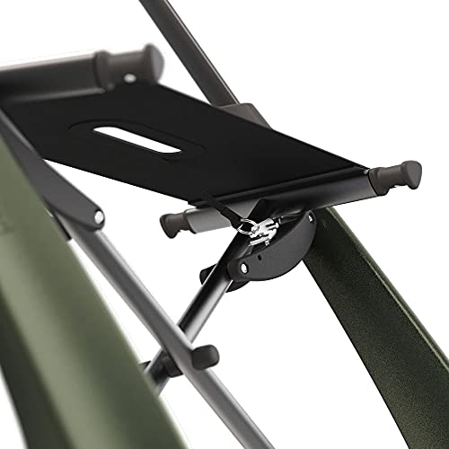 byACRE Carbon Overland/All Terrain Carbon rollator/Big Pneumatic Wheels/Lightweight at only 14.8 lbs/Foldable with seat/Defender Green