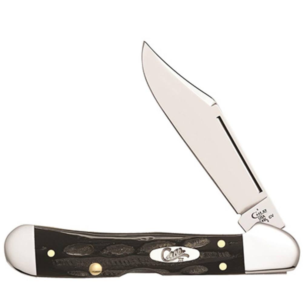 Case Mini Copperlock Jigged Buffalo Horn