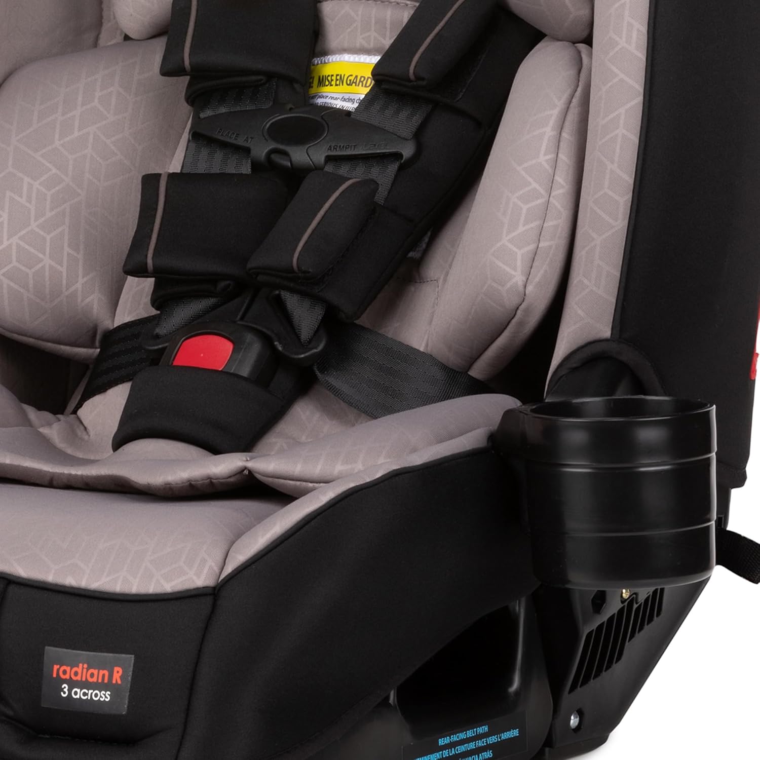 Diono Radian 3RXT Special Edition Slim Fit 3 Across All-in-One Convertible Car Seat, Rear-Facing, Forward-Facing and High-Back Booster, Gray Oyster